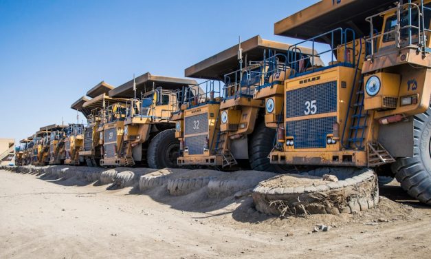 S&P/TSX Global Mining Index trades near 261 after strong multi-year advance